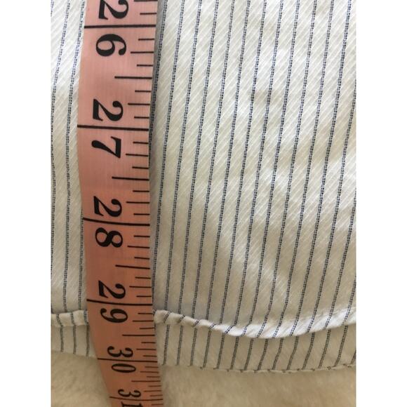 Calvin Klein White&Blue Stripes Long Sleeve Shirt - Picture 9 of 10